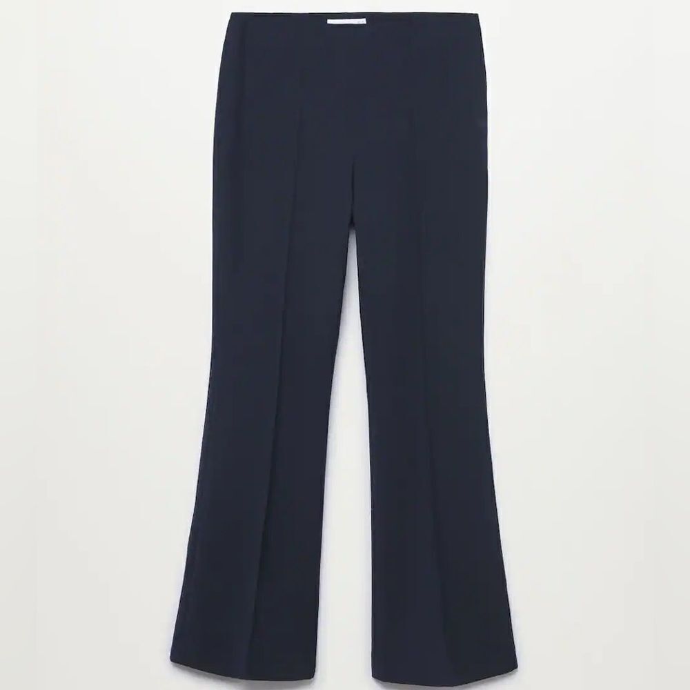 Mango 100% Wool Co-Ord Set Blazer Pants Navy - Picture 7 of 7